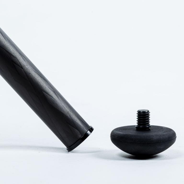 FLM CP-30 M4 II, Carbonfaser/Aluminium Hybrid-Stativ für Fotografie, Gummifuß.