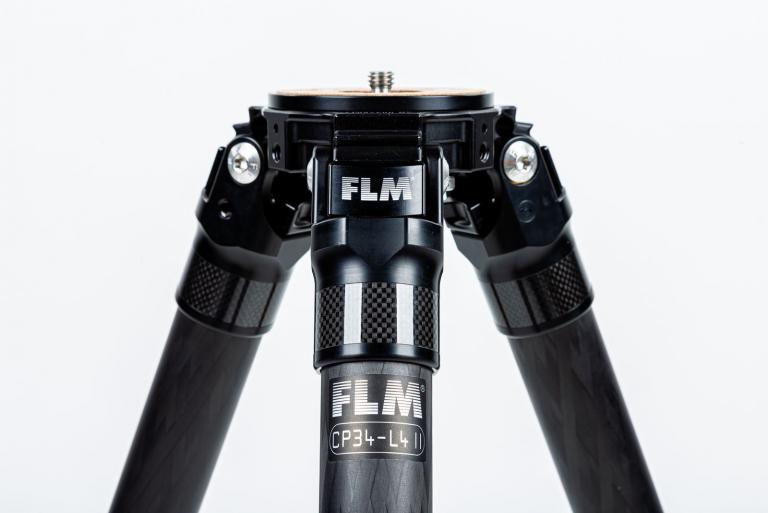 FLM Stativ CP-34 L4 II, Kohlefaser/Aluminium Stativ.