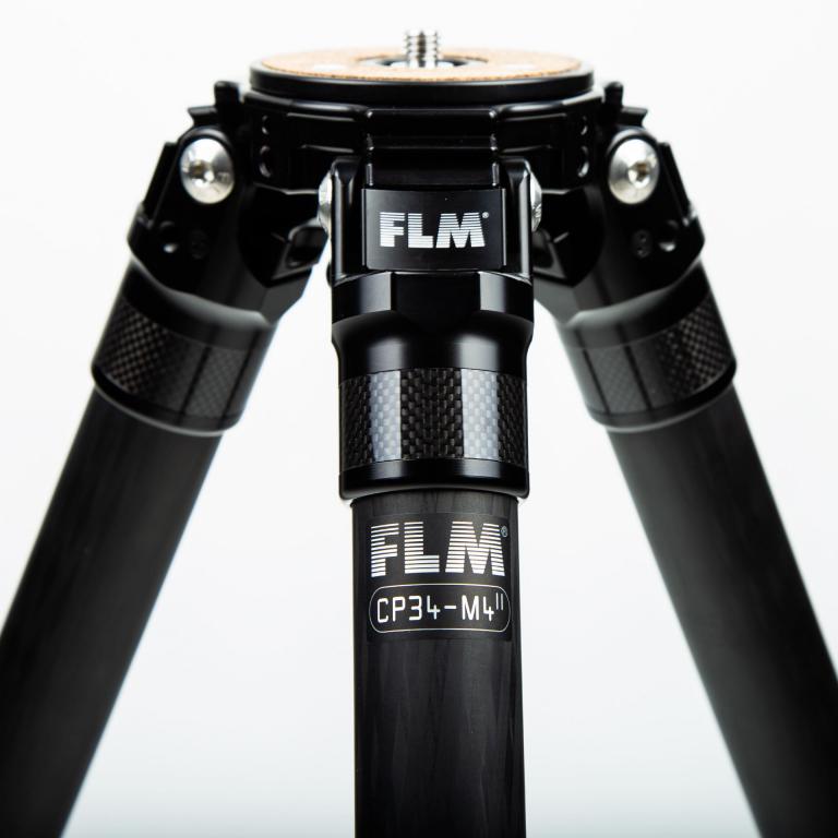 FLM Stativ CP-34 Serie, Kohlefaser/Aluminium Stativ.