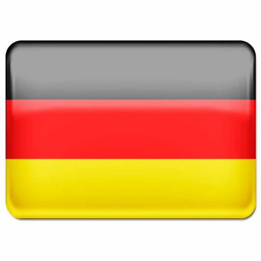 Flagge Deutschland 1x1.